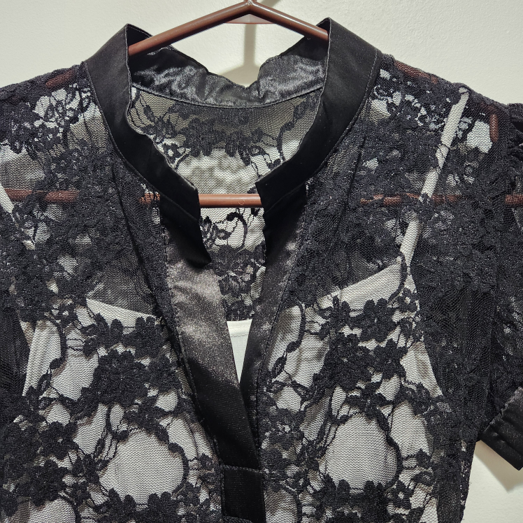 Black Lace Top