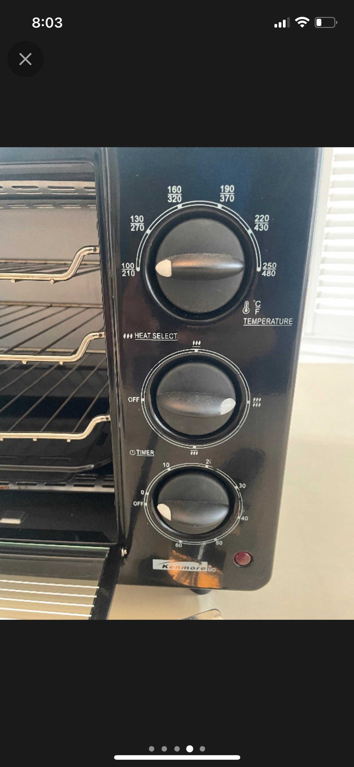 Kenmore Counter Top Oven - photo 4