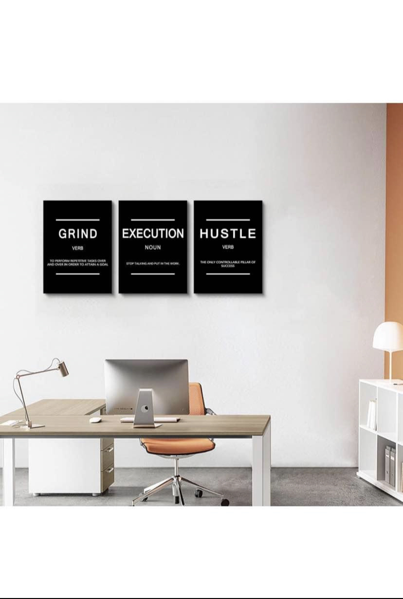 New 3 piece motivational canvas art sets image indicator(4)