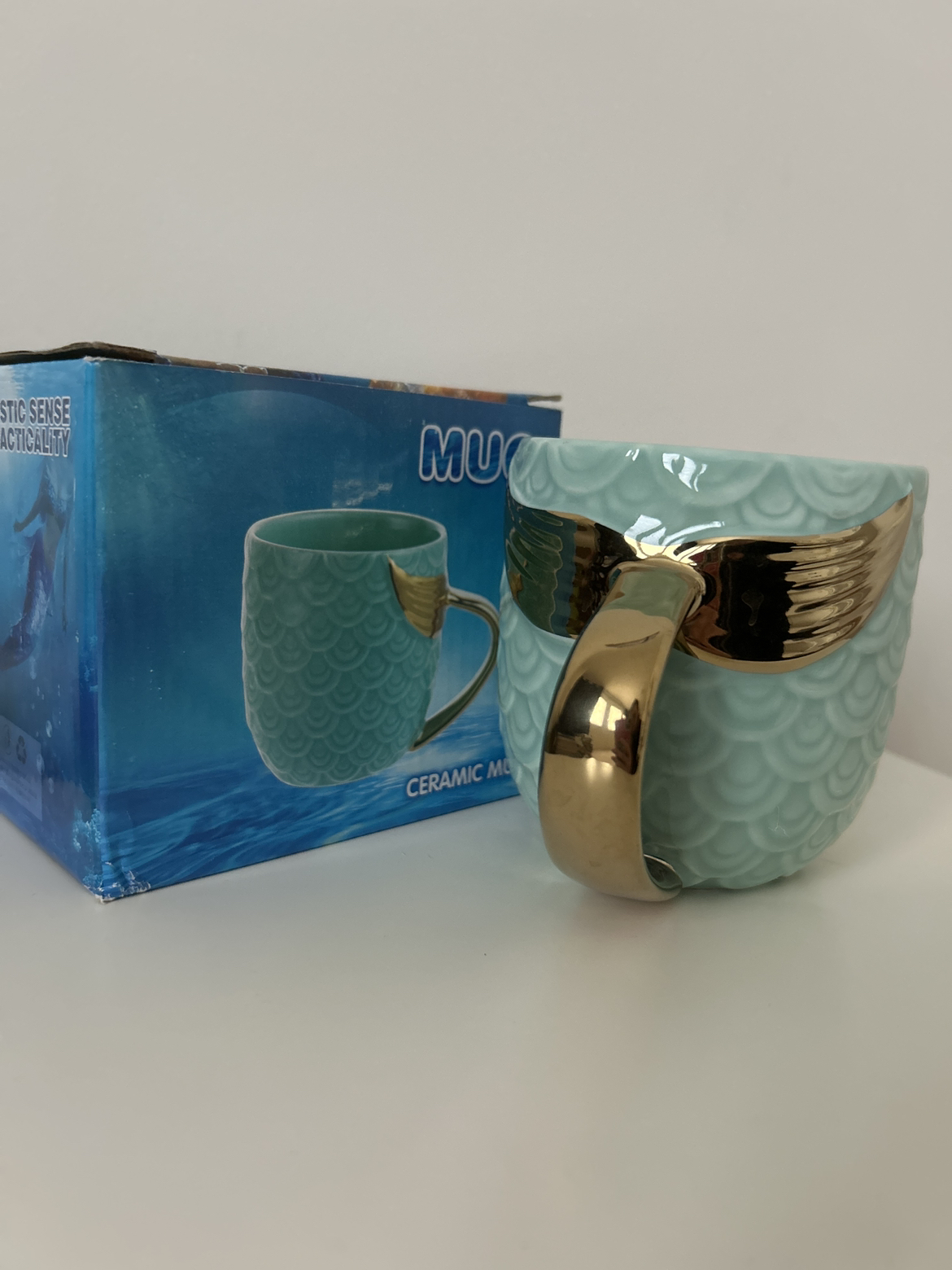 Mermaid tail turquoise mug - photo 2