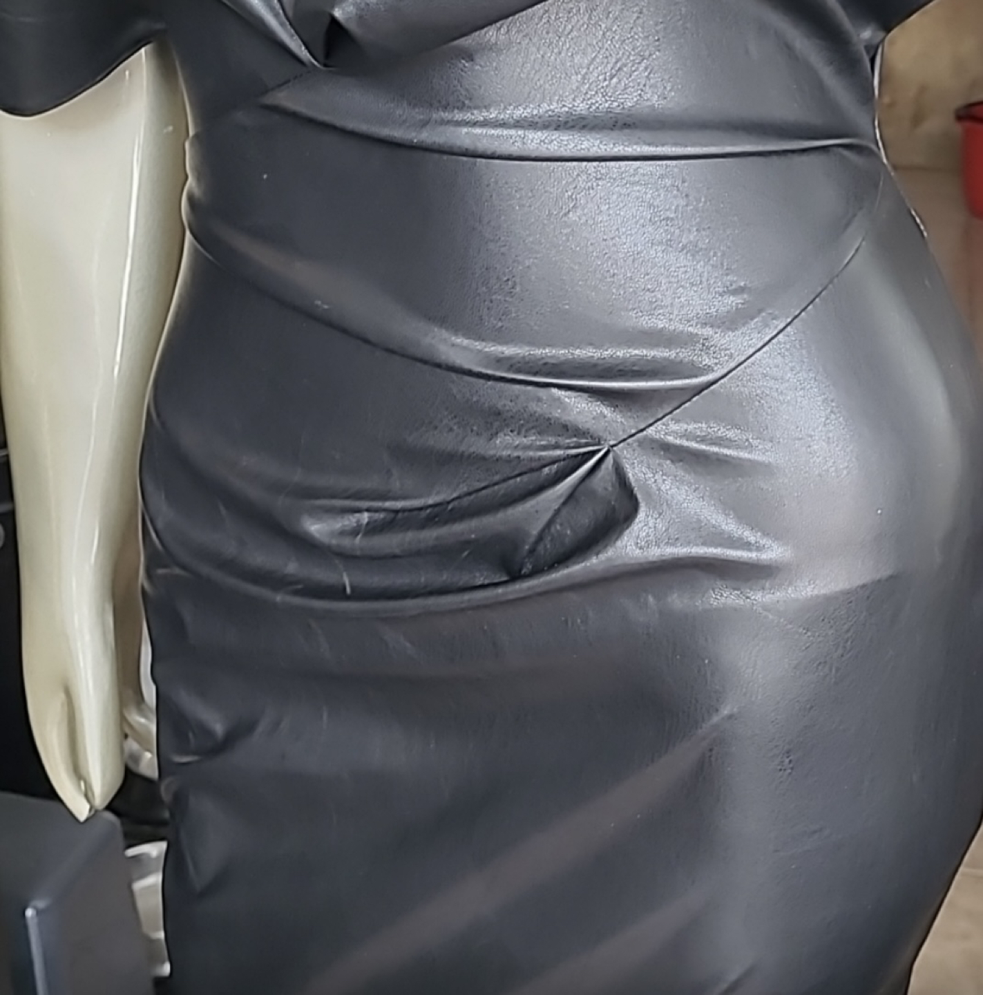 ASOS faux leather dress -2. In new condition image indicator(4)