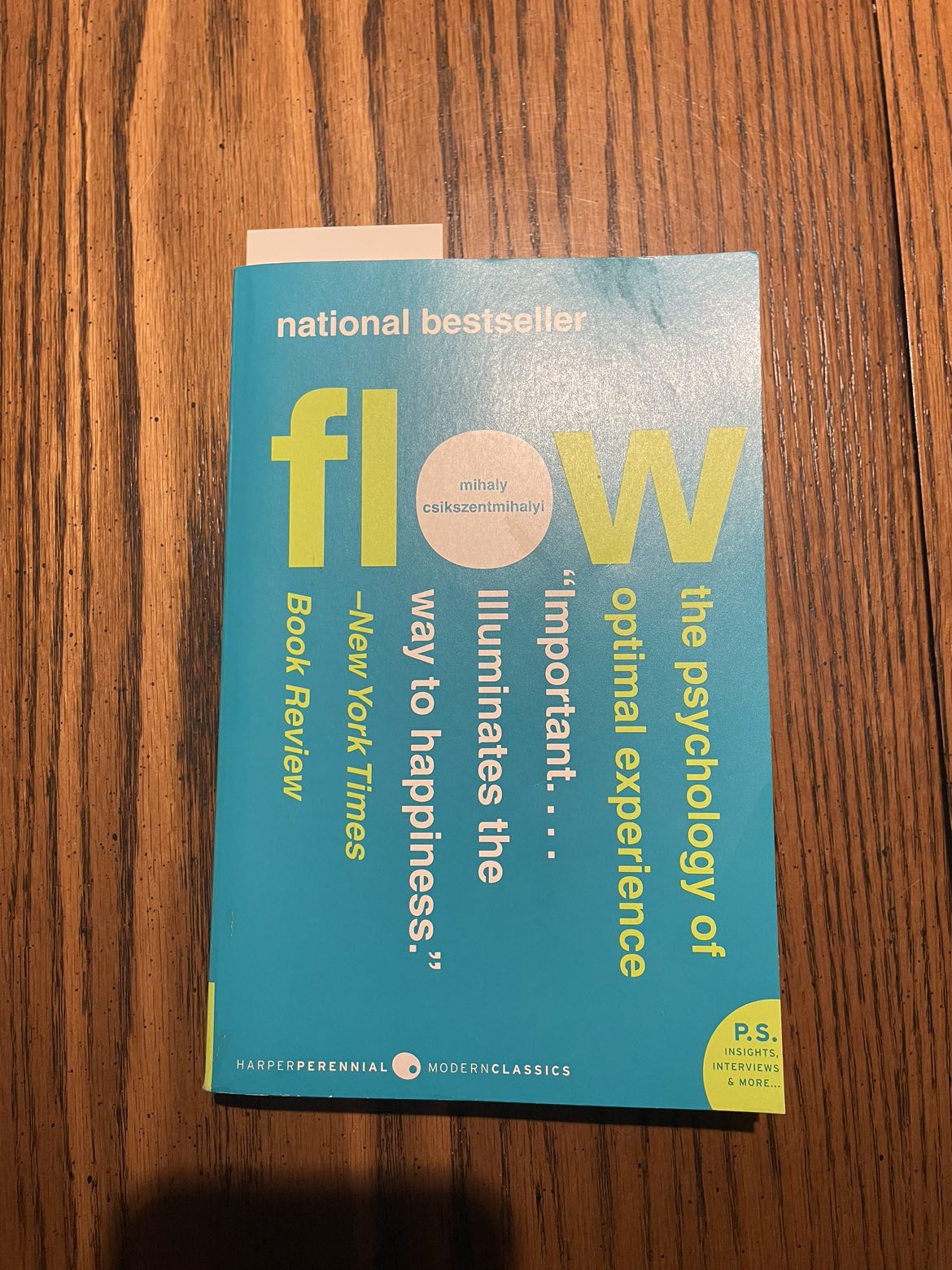 “Flow” book by Mihaly Csikszentmihalyi thumbnail