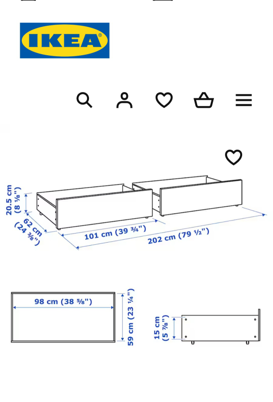 Malm under bed storage image indicator(5)