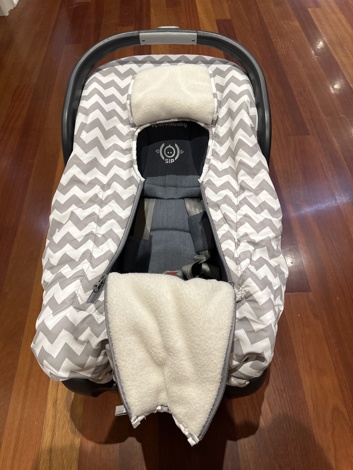 Jolly jumper infant carseat cover image indicator(3)