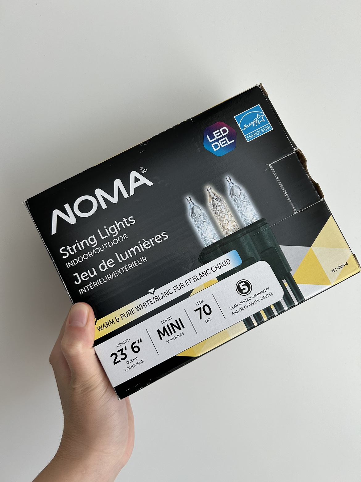 Indoor/Outdoor Lightings Warm/White 7.2meters Christmas Lights image indicator(4)