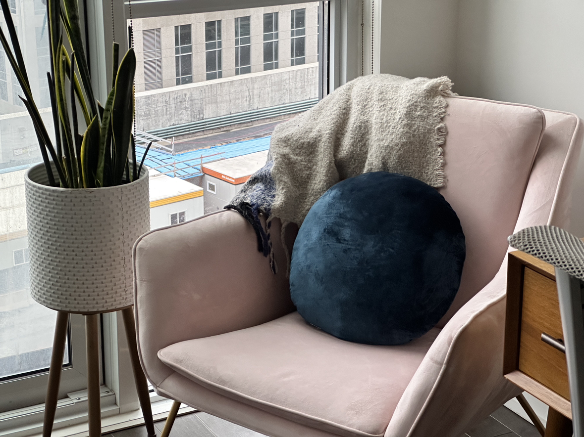 Structube Pink Accent Chair (model Rainer) - photo 2
