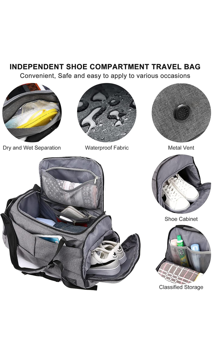 Sports Duffel Bag w/ Anti-Theft Lock image indicator(8)