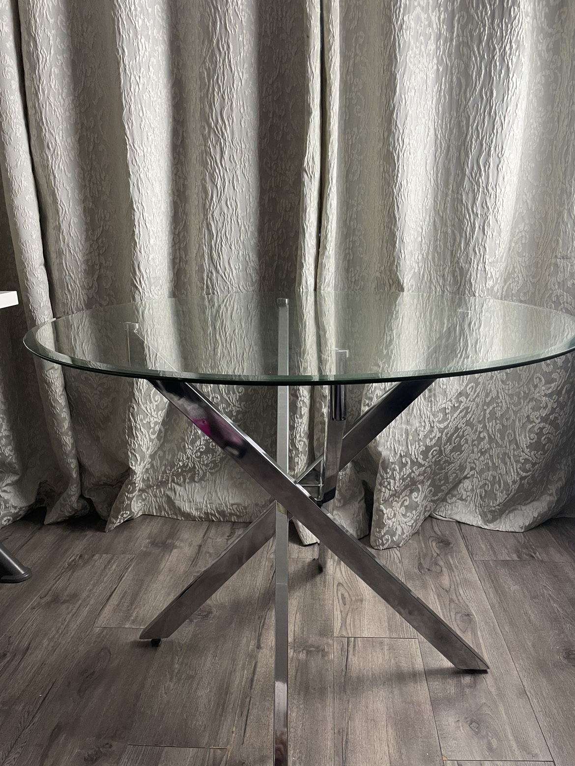 Glass Dining Room Round Table 🎁