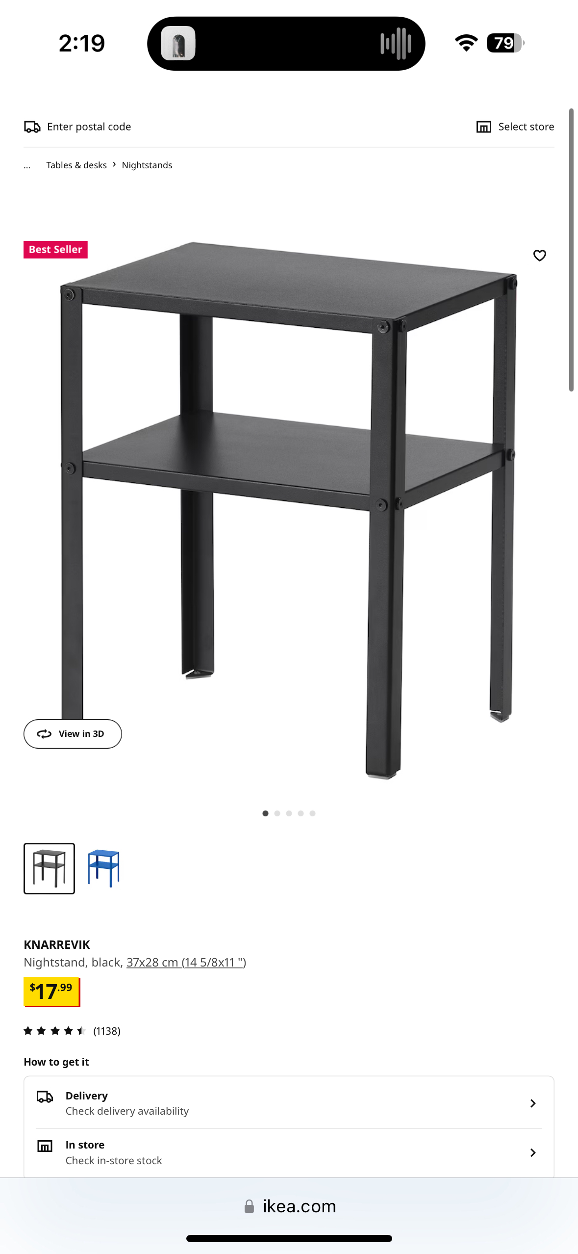 IKEA nightstand olive colour - photo 3