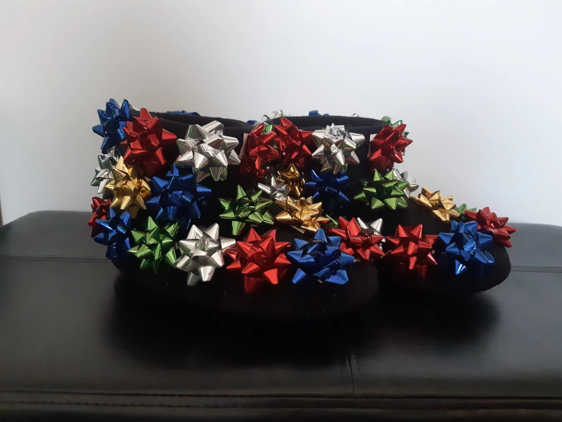 Festive Bow Slippers SM | #FREECYCLE 💝 thumbnail