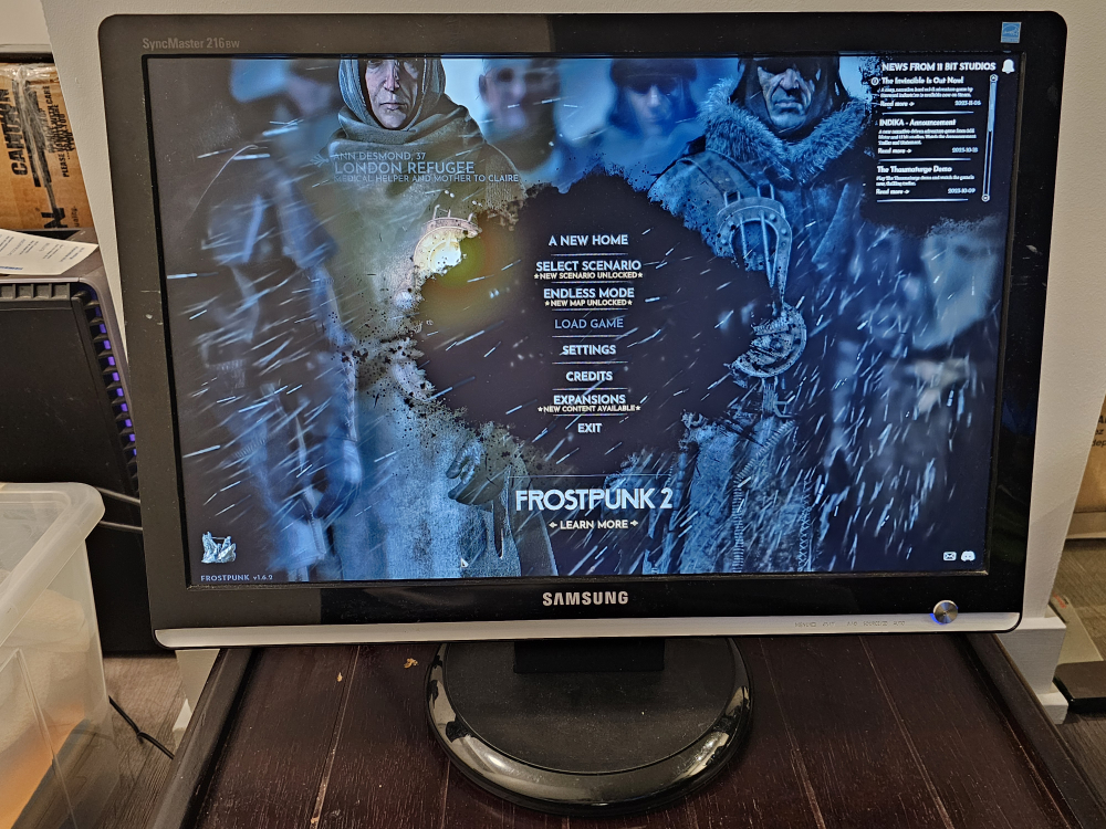 Samsung 21.6" Computer monitor image indicator(2)