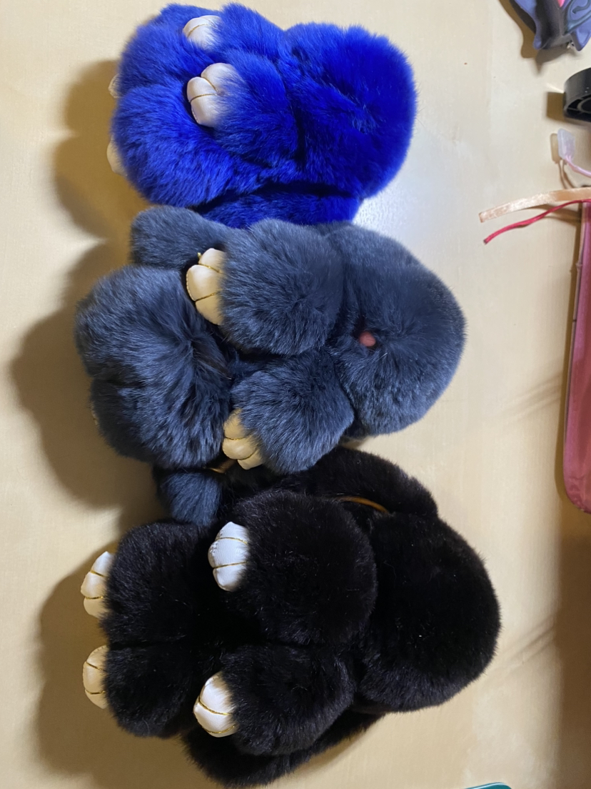 rabbit fur charms - photo 4