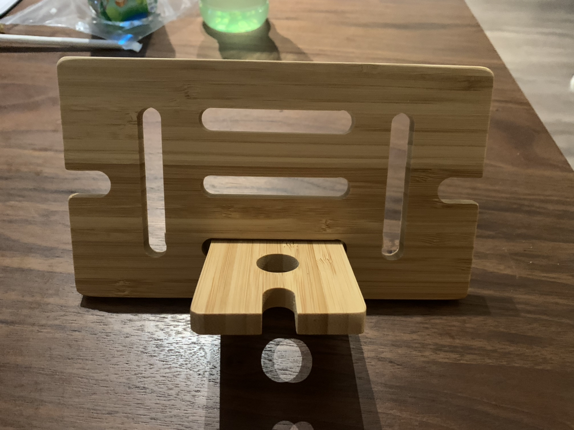 #freecycle Bamboo Phone Stand, Angle Adjustable💝 image indicator(3)