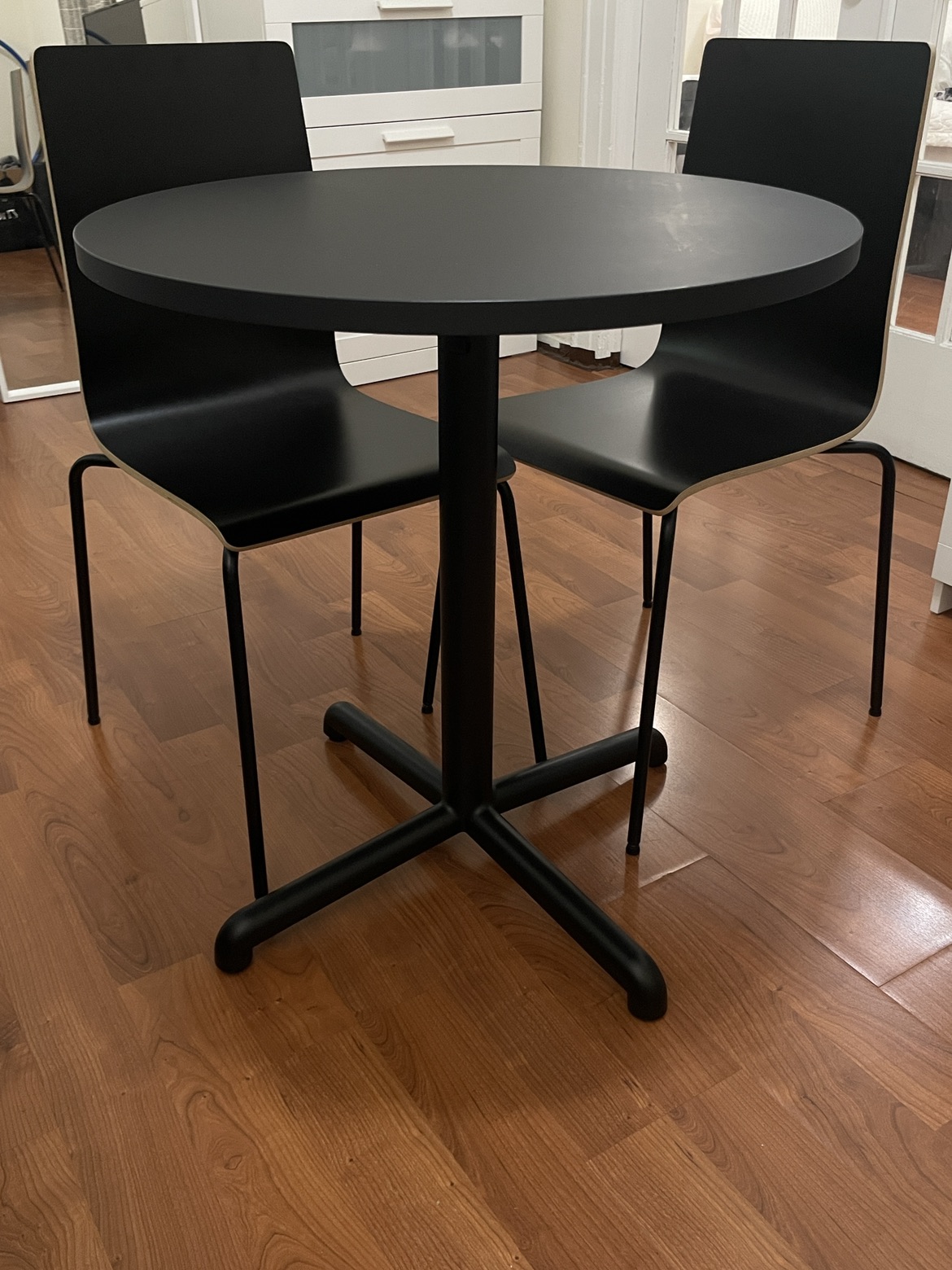 Dining Round Table + Two Chairs - photo 3