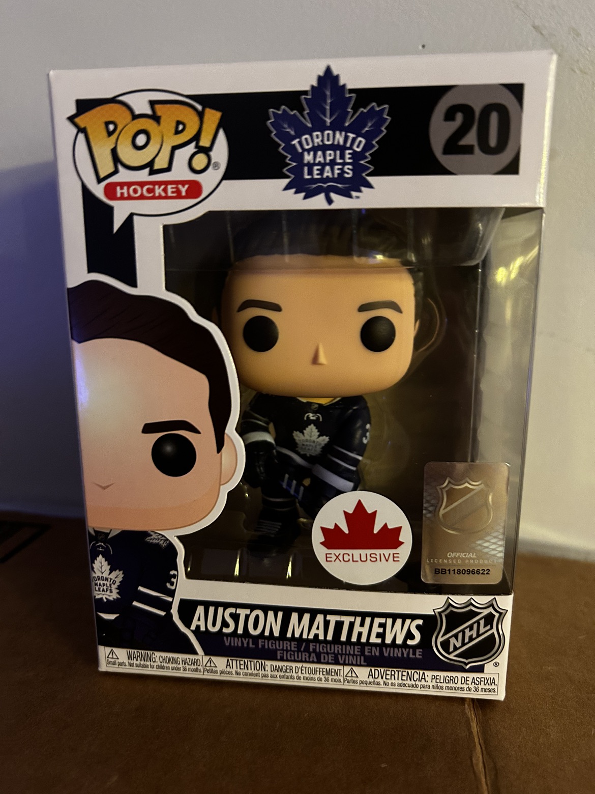 BRAND NEW Funko POP Austin Matthews Toronto Maple Leafs