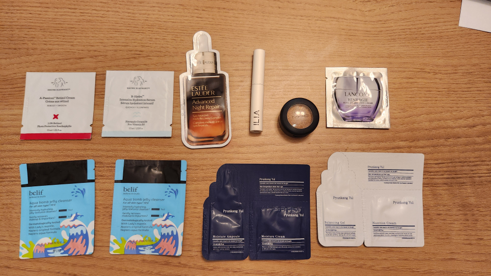 Mini Ilia Mascara & Lancome/Estee Lauder/DE Samples