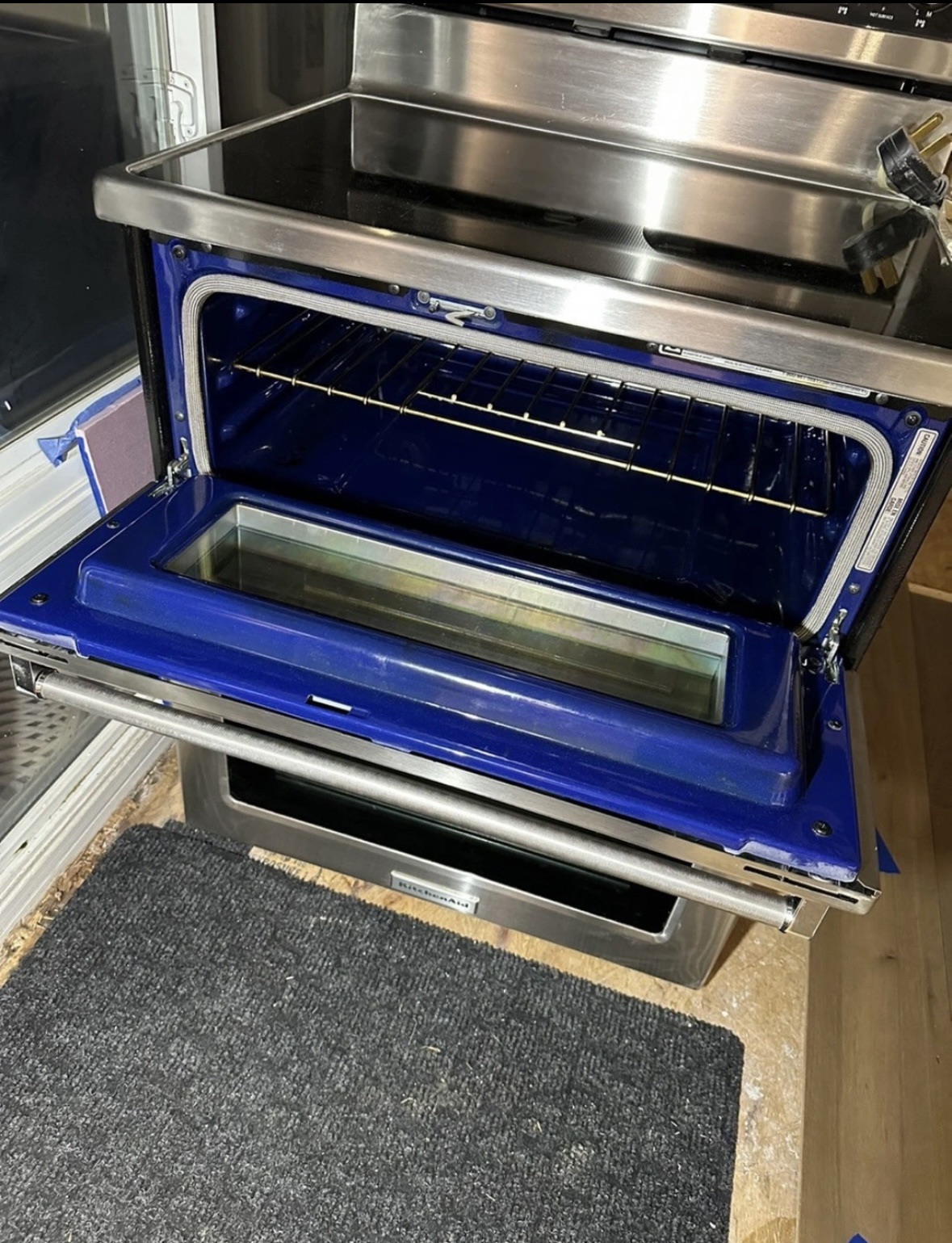 KitchenAid 30-inch Electric Double oven convection range - photo 5