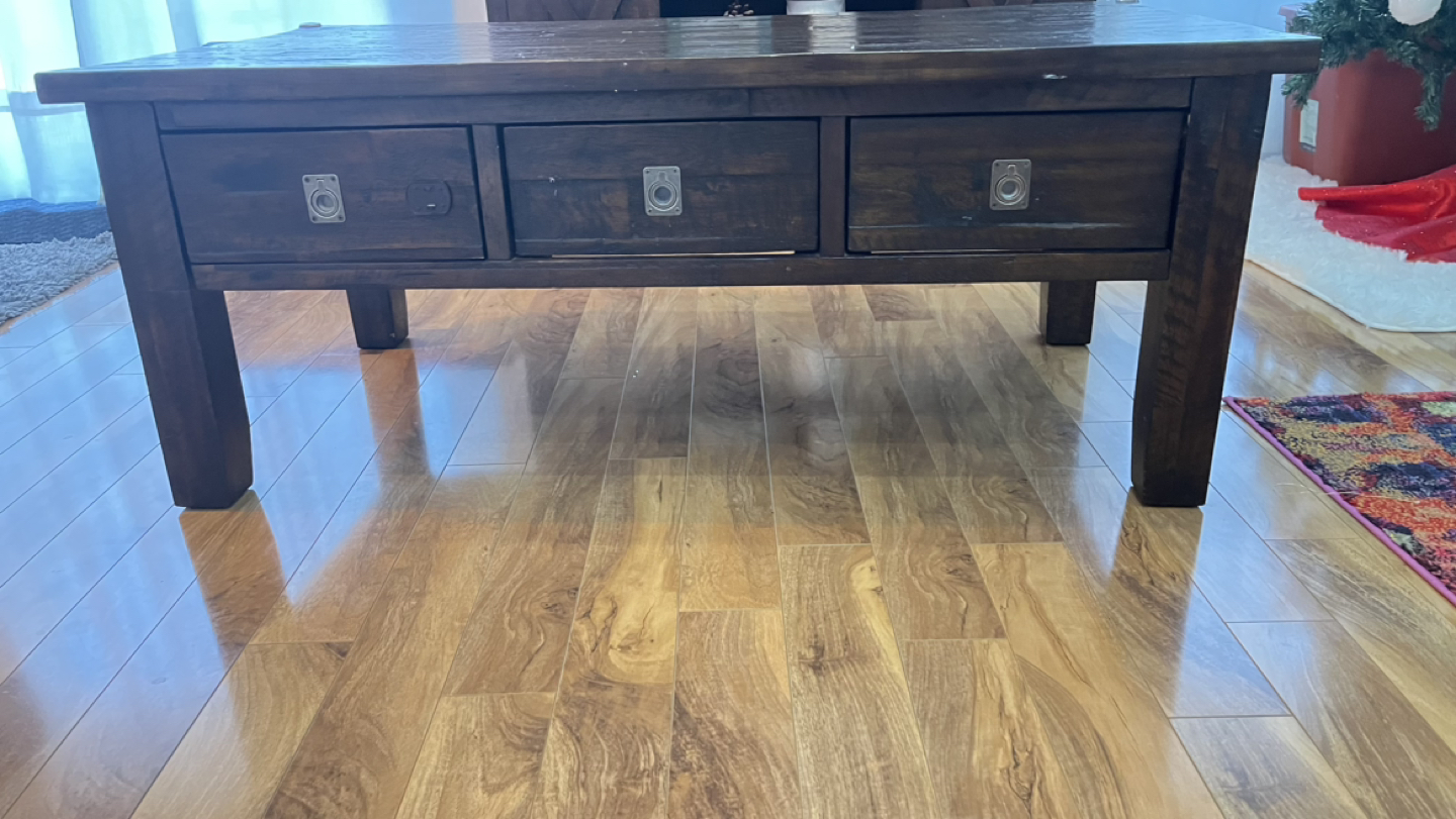 Solid Wood Coffee Table - Rustic look