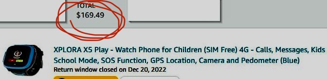 Explora X5 play watch with screen protector originally $170 image indicator(2)