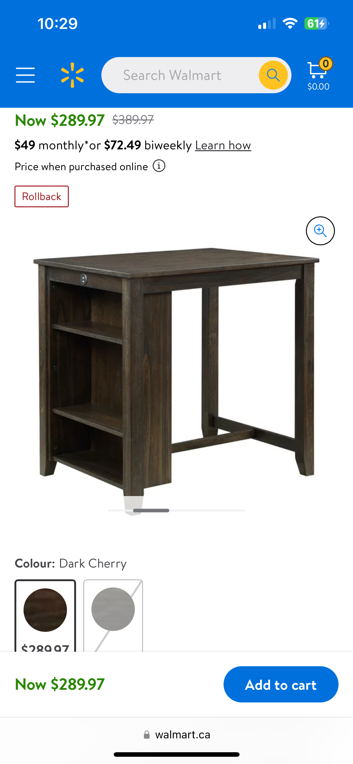 Dinner table with a USB port