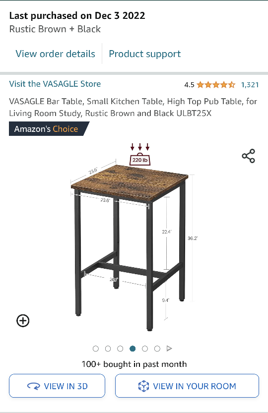 Kitchen Table & 2 Bar Stools - photo 4