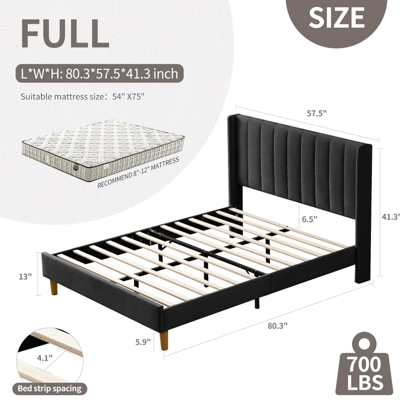 Double Bed Frame + mattress - photo 2