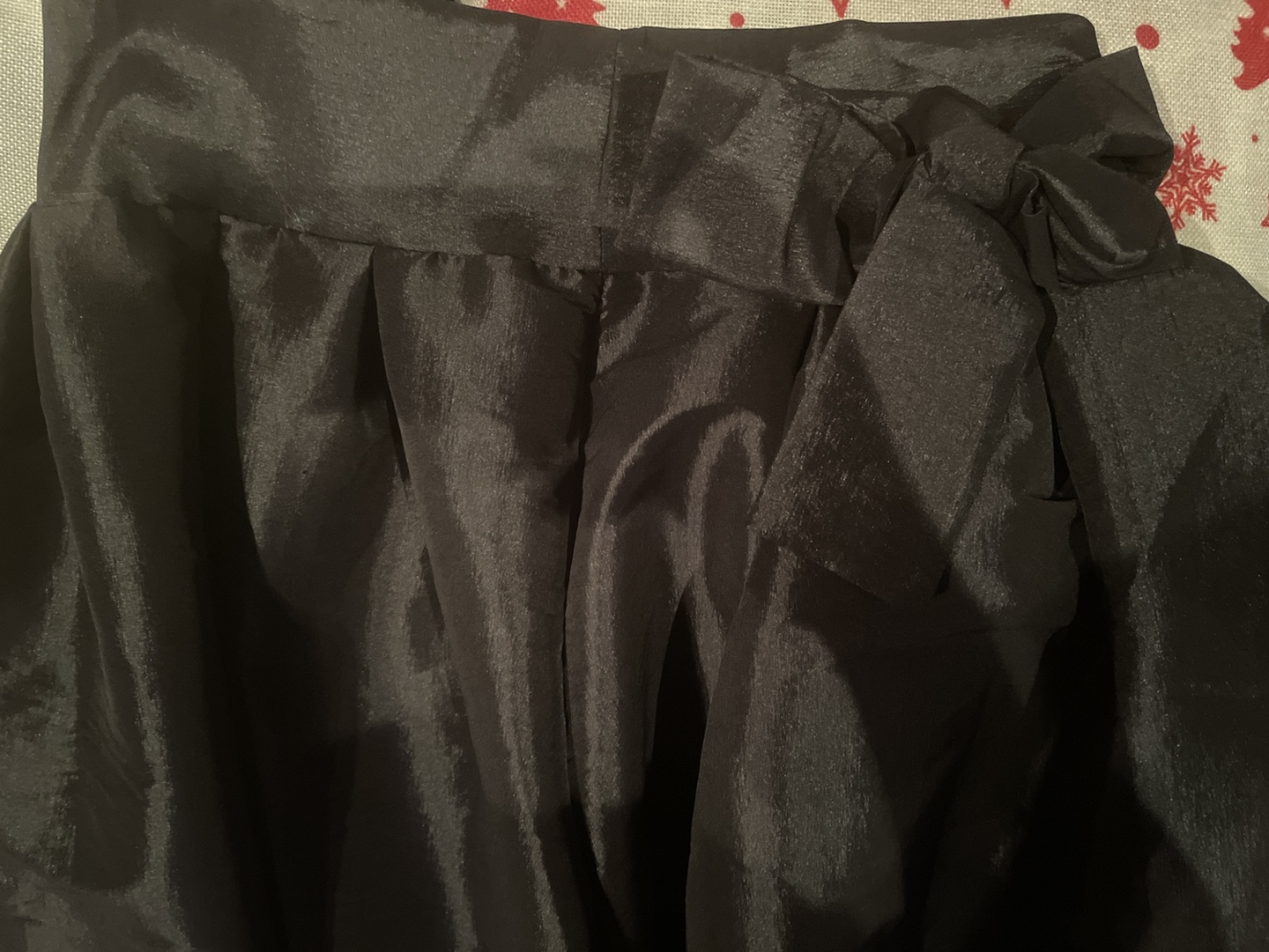 Black formal flare skirt - photo 3