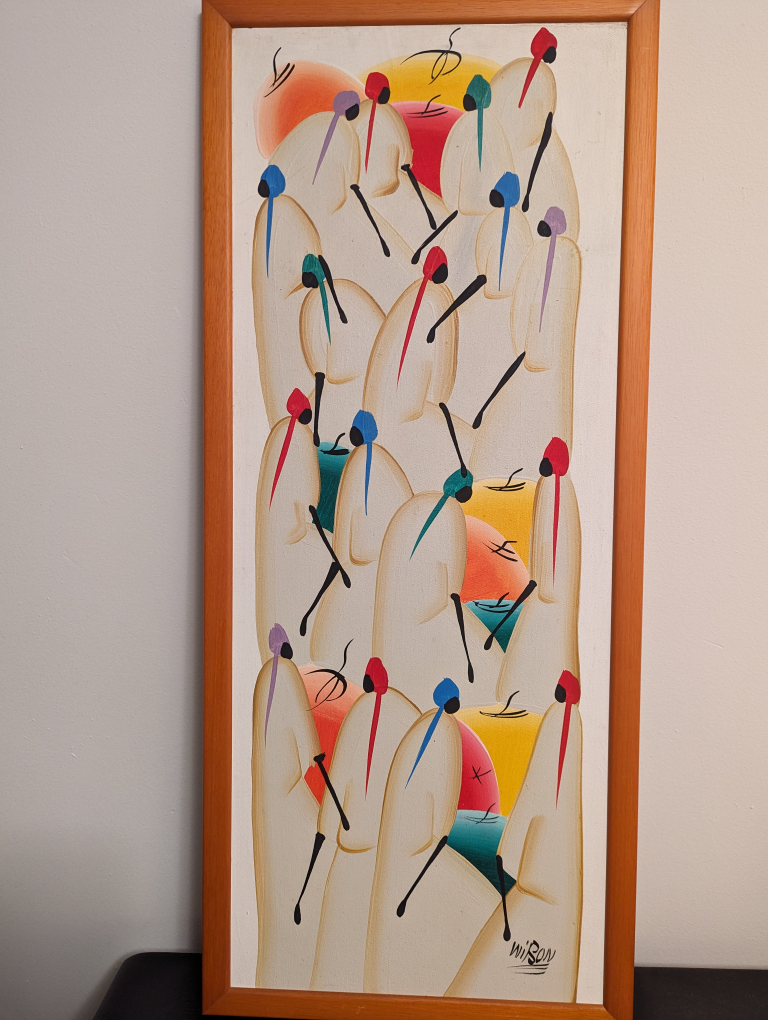 Haitian naive art painting - photo 2