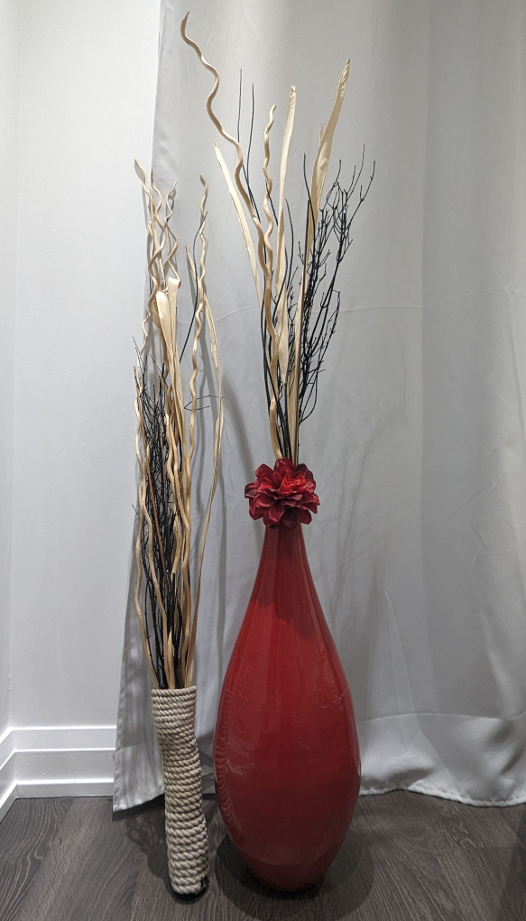 Faux Decor with Vases