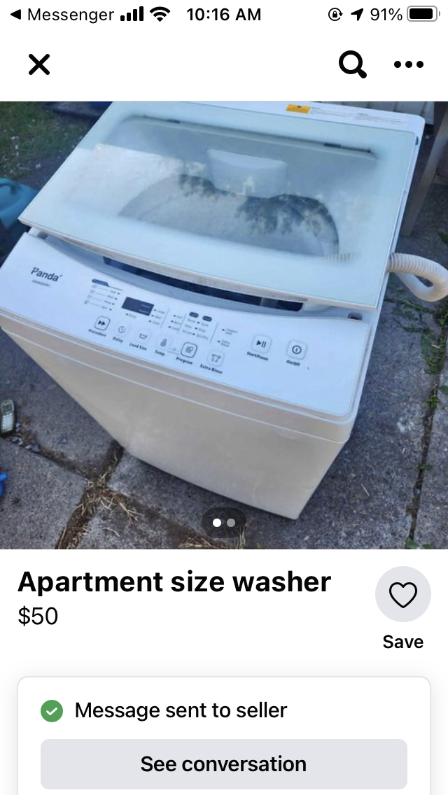 mini washer great condition
