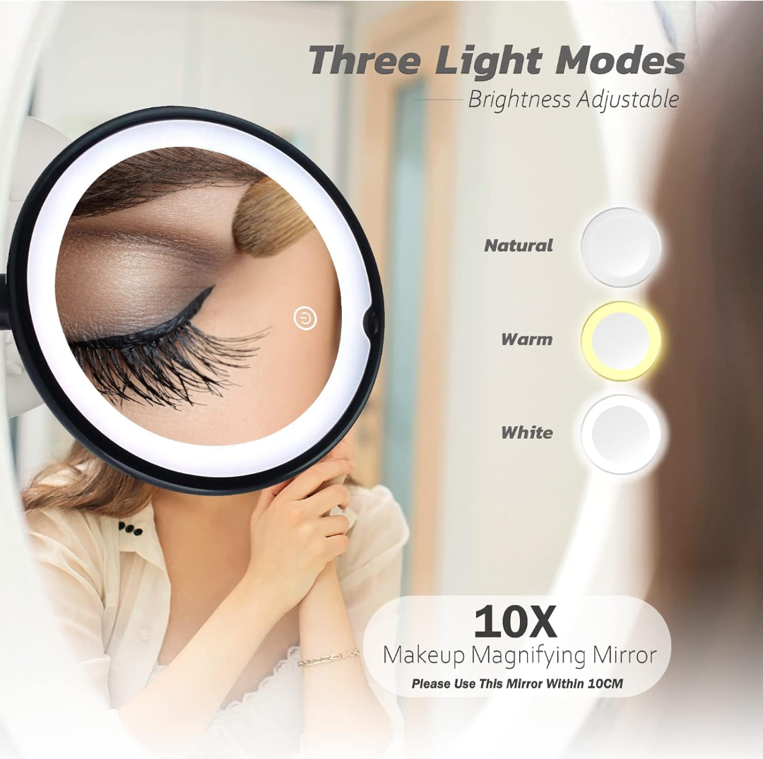 MAKEUP MAGNIFYING LED MIRROR - photo 2