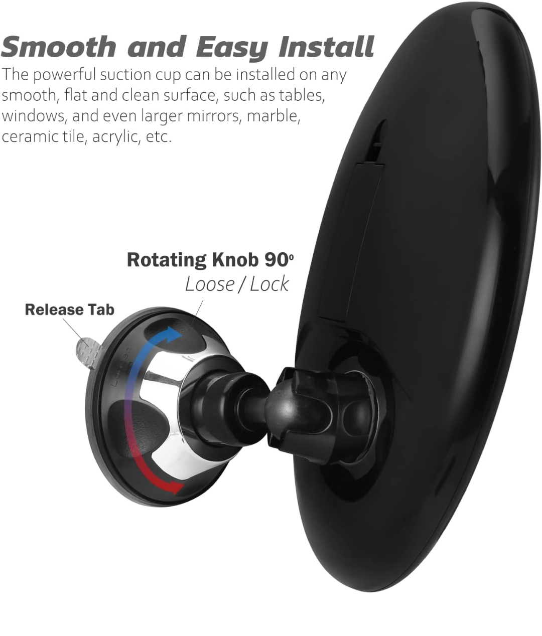 MAKEUP MAGNIFYING LED MIRROR - photo 5