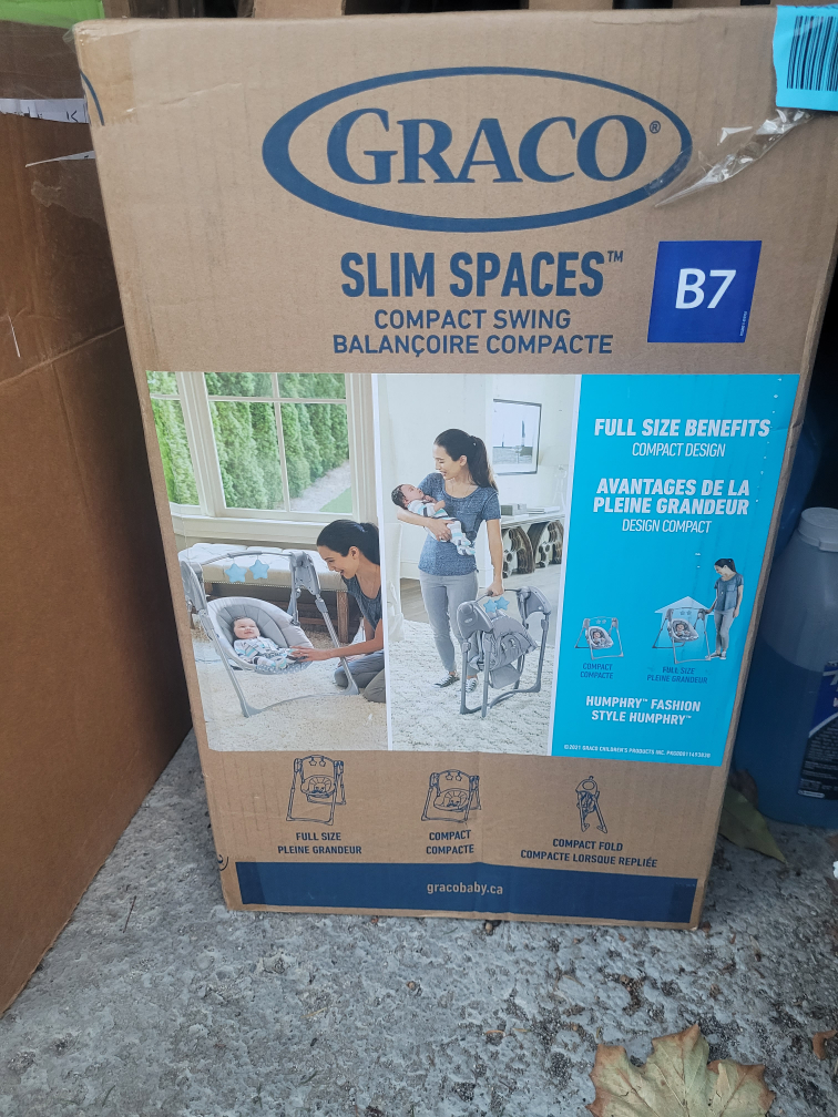 Graco slim spaces baby swing - photo 2