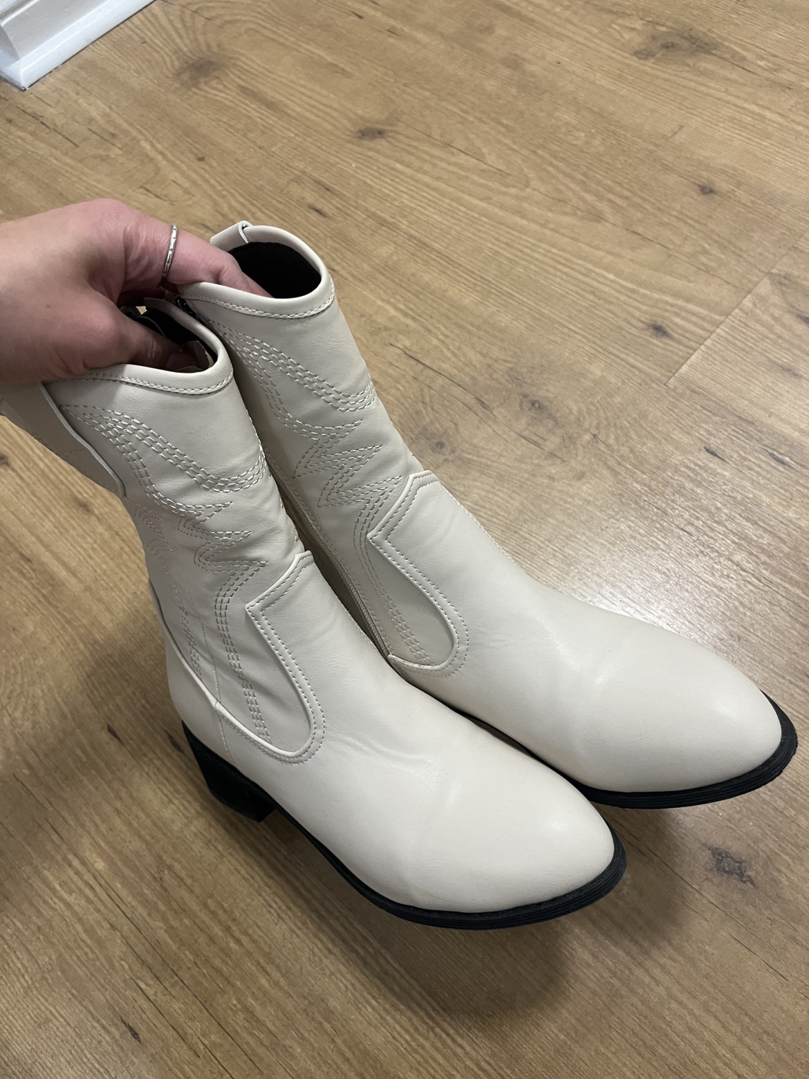 Beige color boots