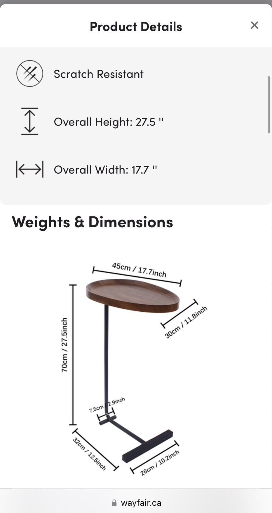 Side table like new PU@DT - photo 4