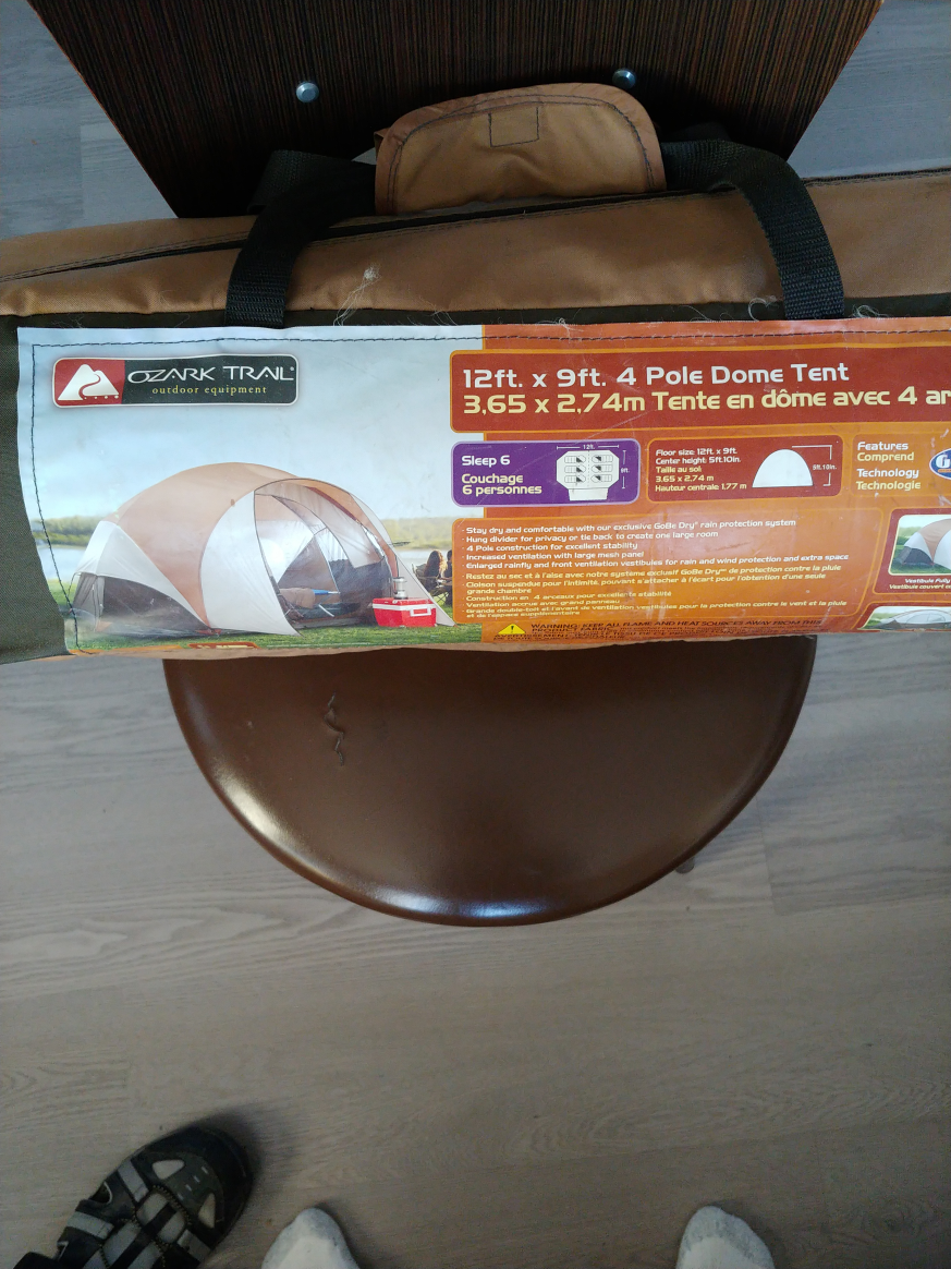 sleeps 6 dome tent 12feet x 9feet