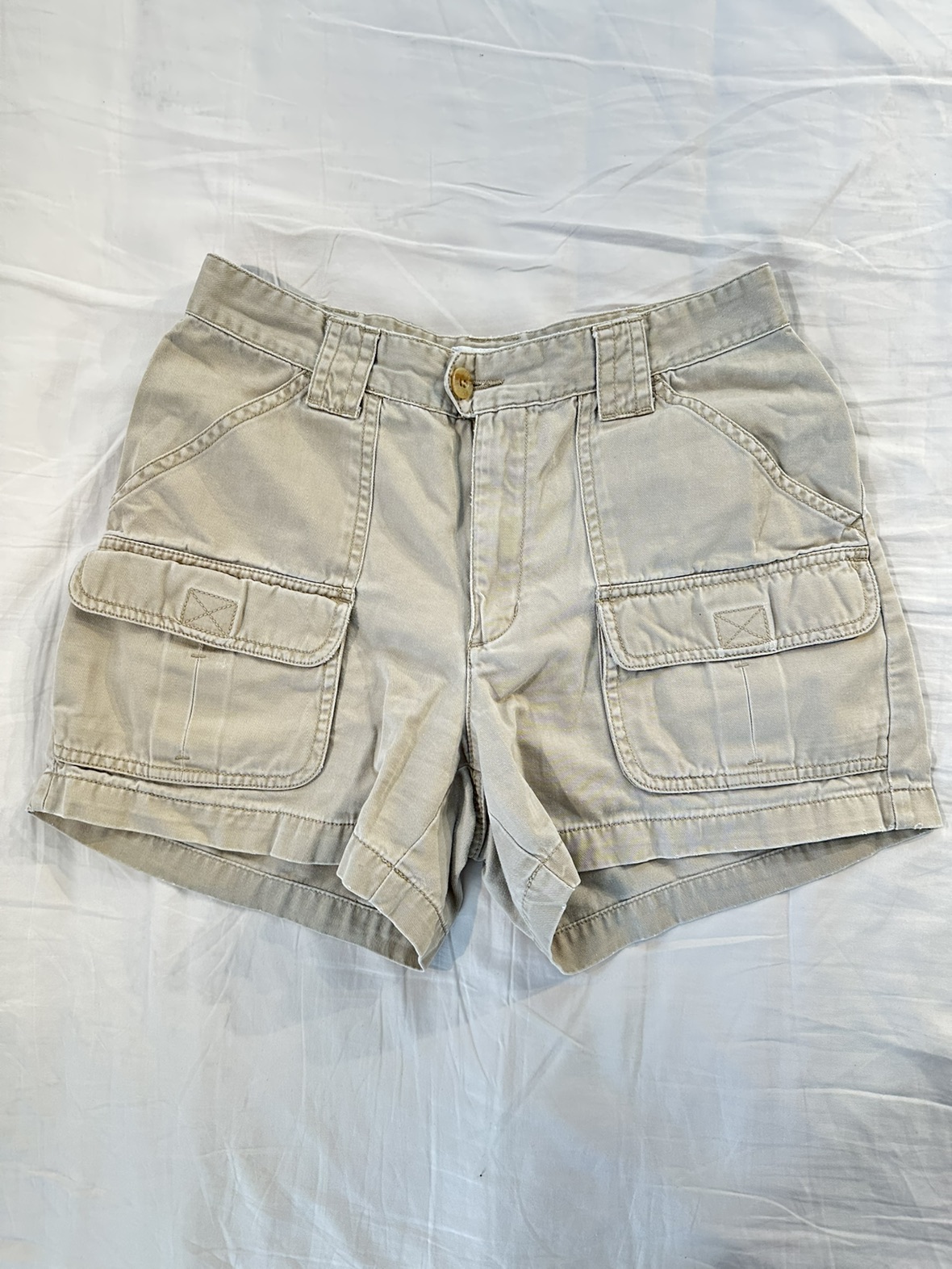 Vintage Arizona Beige Short Cargo Pants size S