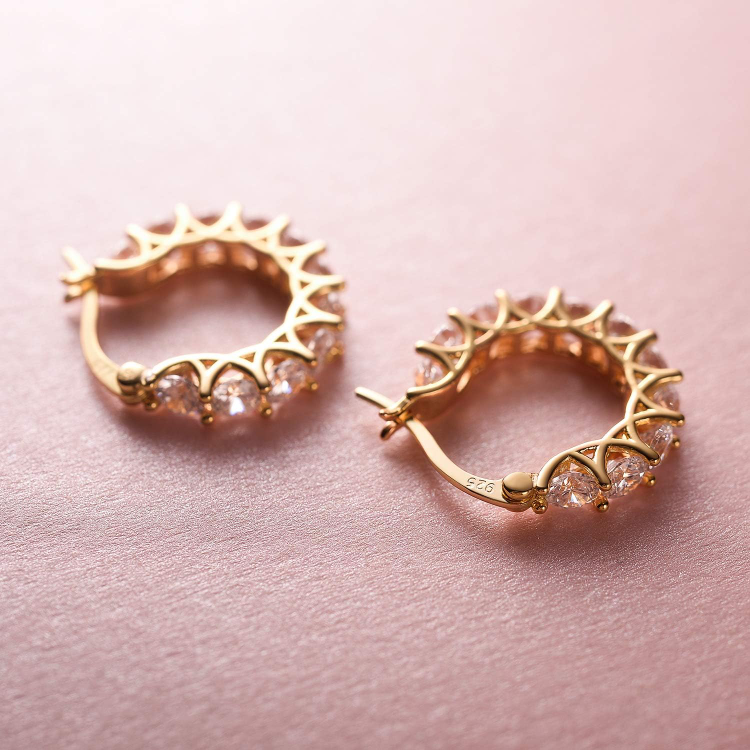 beautiful hoop earrings - photo 2