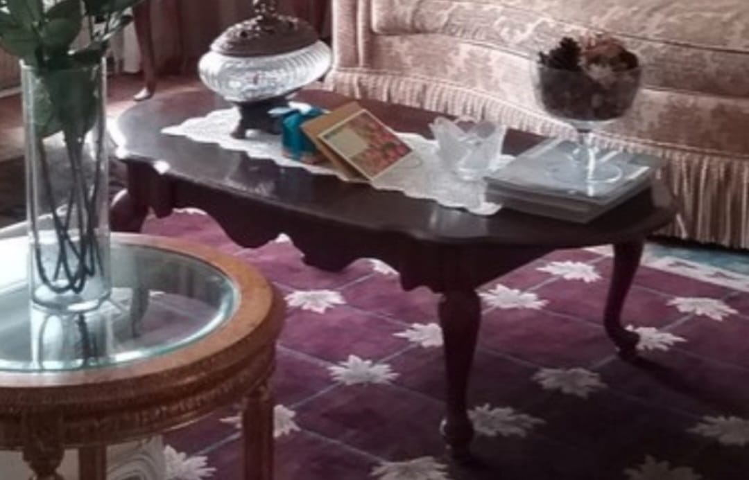 Cherry wood coffee table