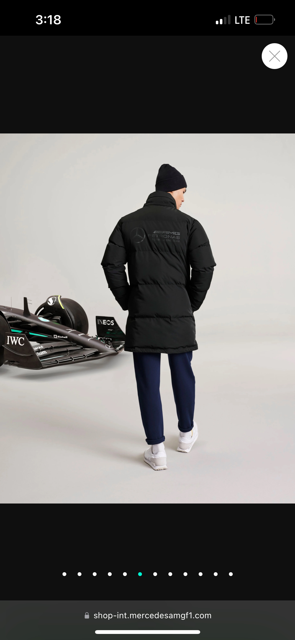 Mercedes AMG Petronas Men’s Ultimate Coat - large image indicator(8)