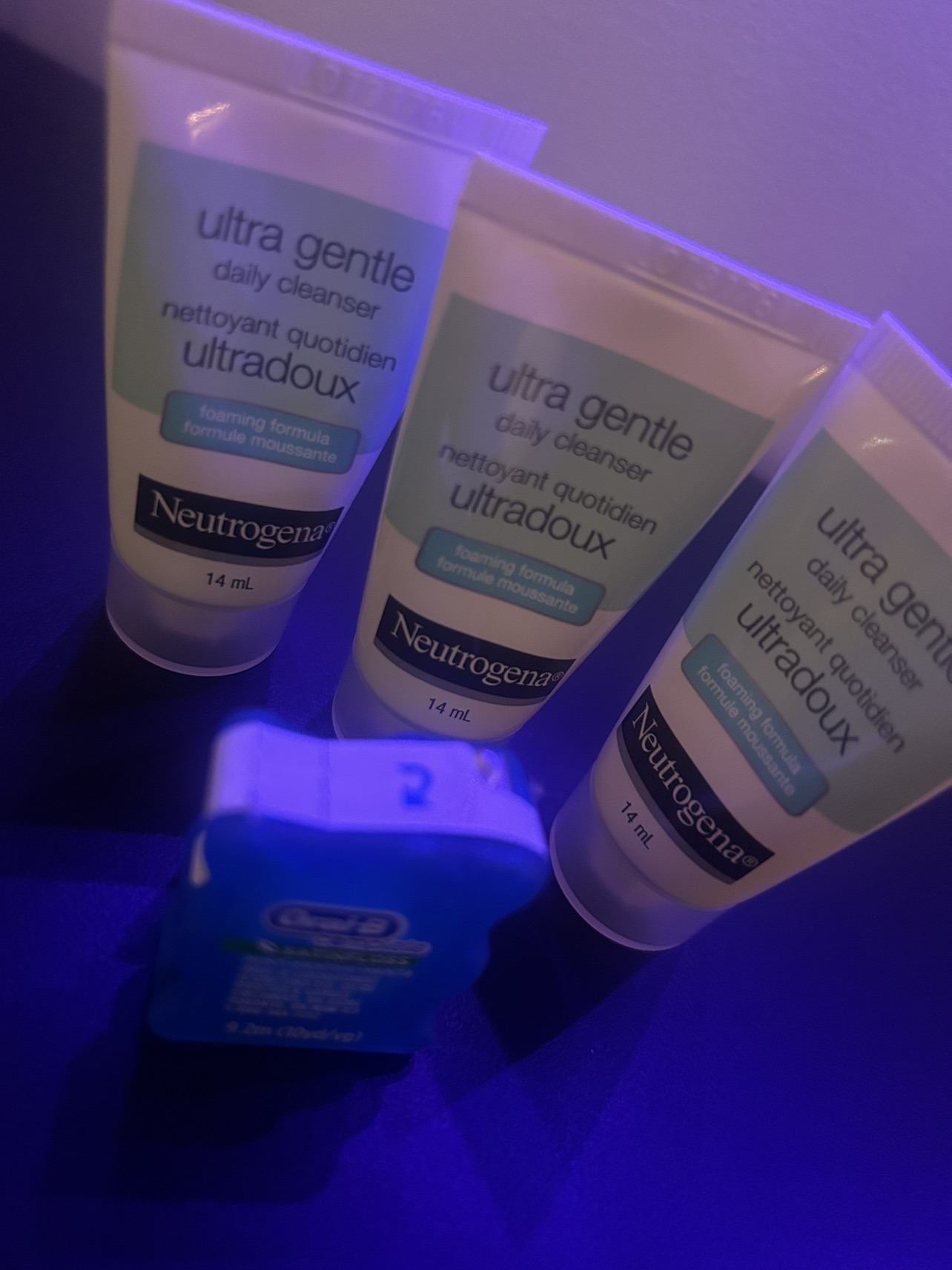 Neutrogena face cleanser&Dental floss #freecycle