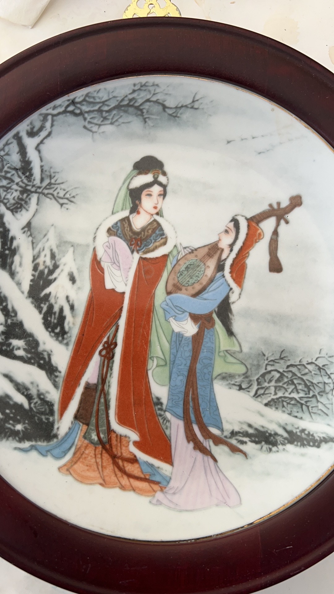 Four Beauties of Ancient China Porcelain Plate, Limited Edition image indicator(5)