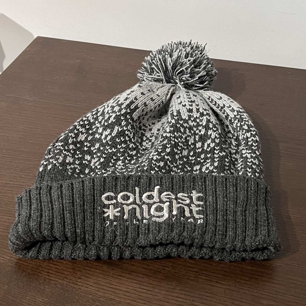 Dark grey toque