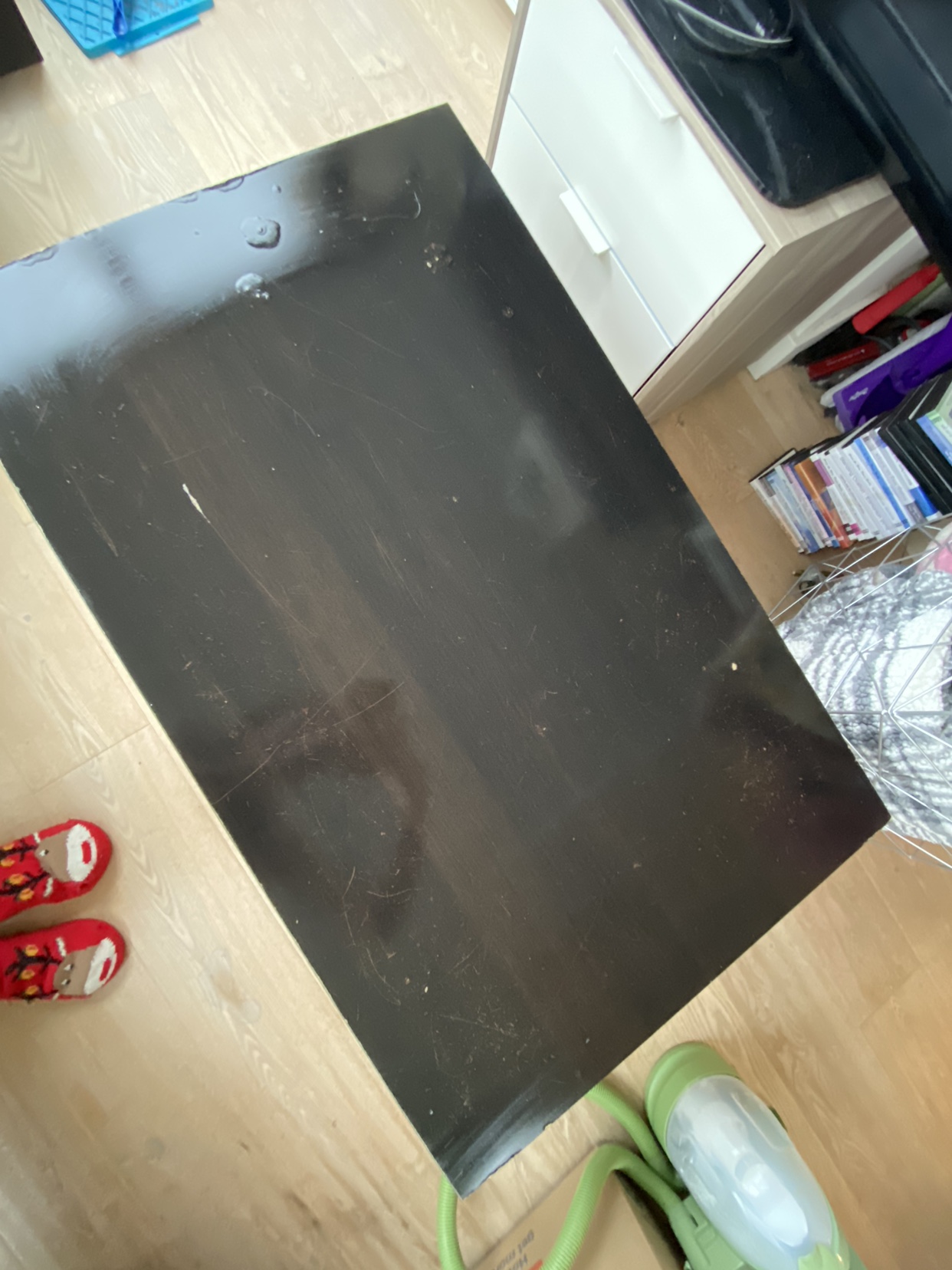 Black/Brown ikea coffee table - photo 3