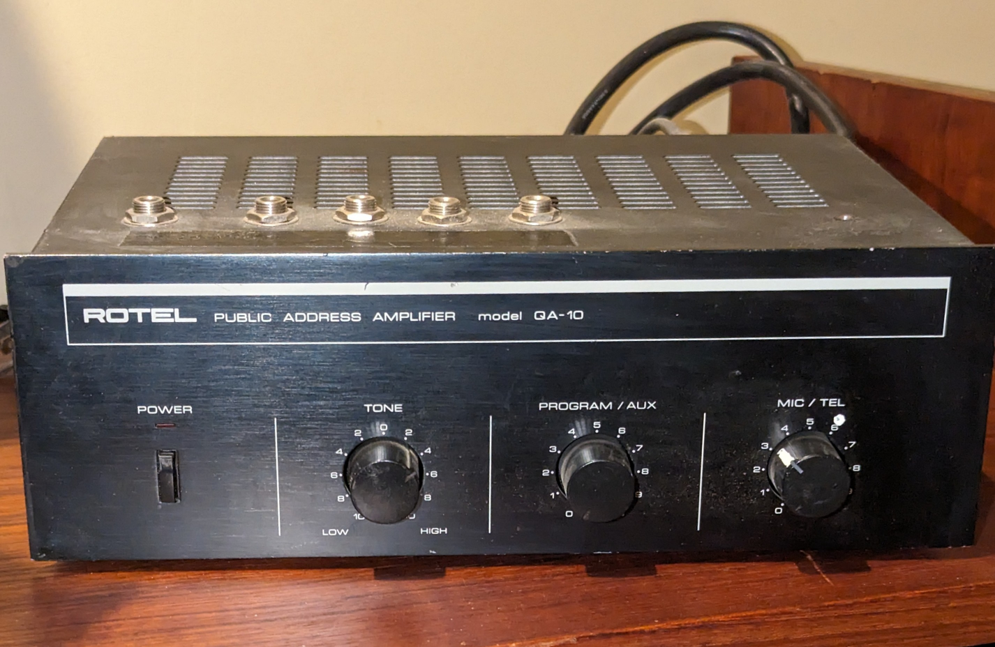 Vintage Retrotech Rotel GA-10 public address amplifier