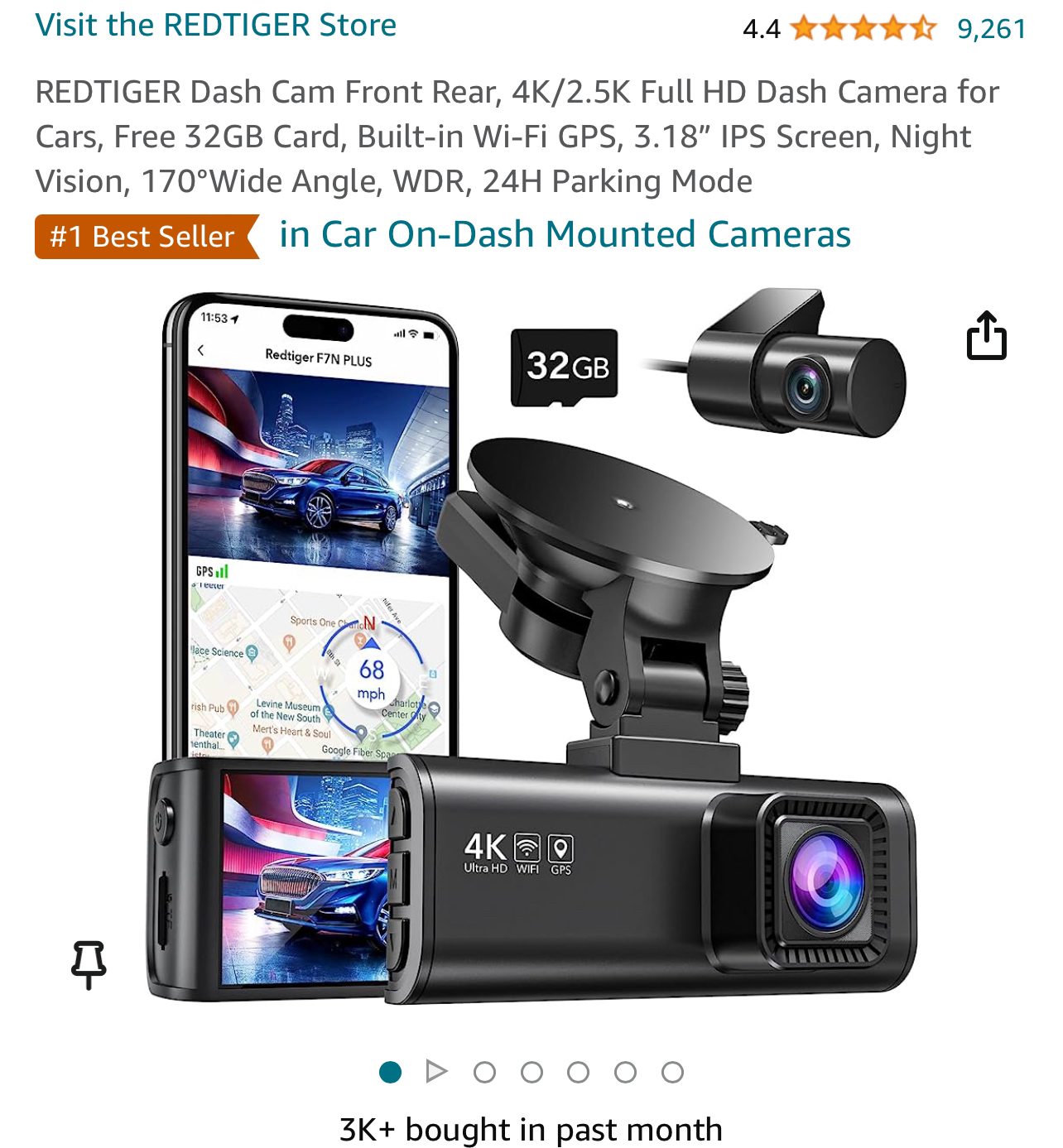 Brand new Dual Channel Dashcam