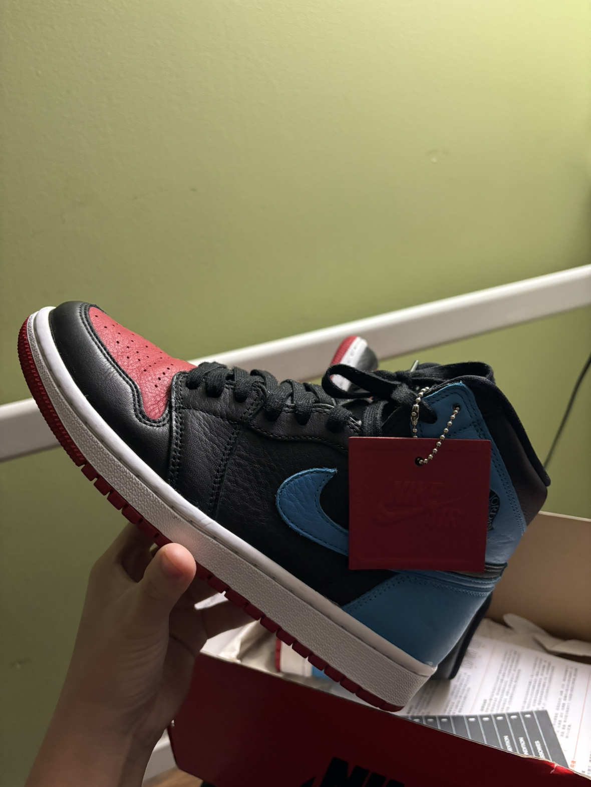 Jordan 1 high OG NC to CHI