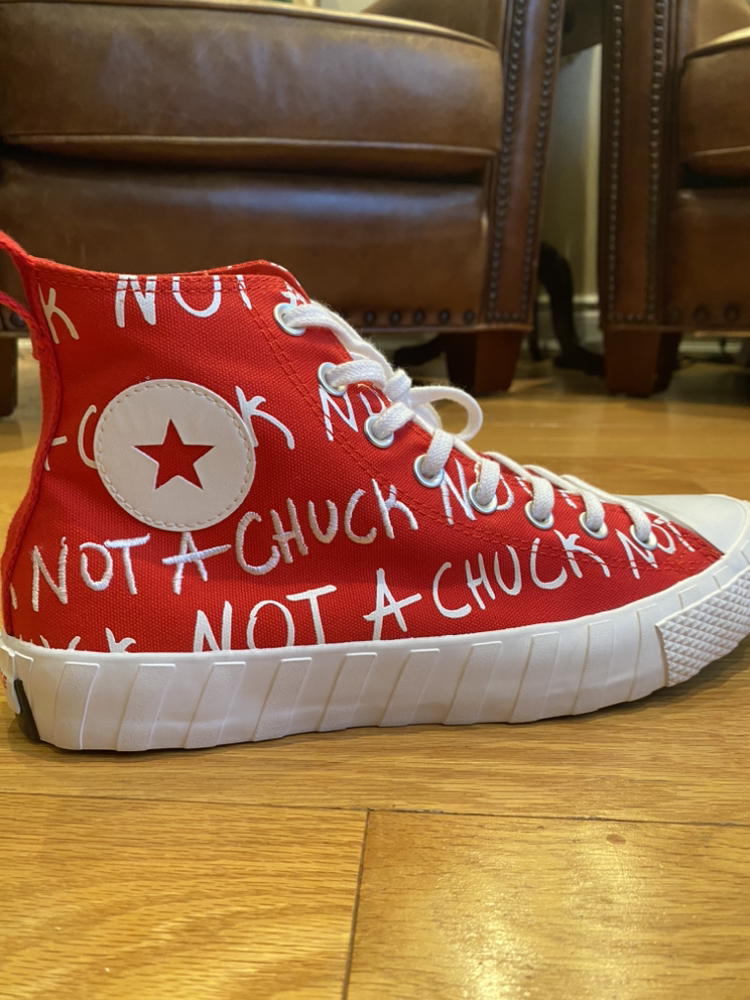 Converse high top not a chuck-red - photo 3
