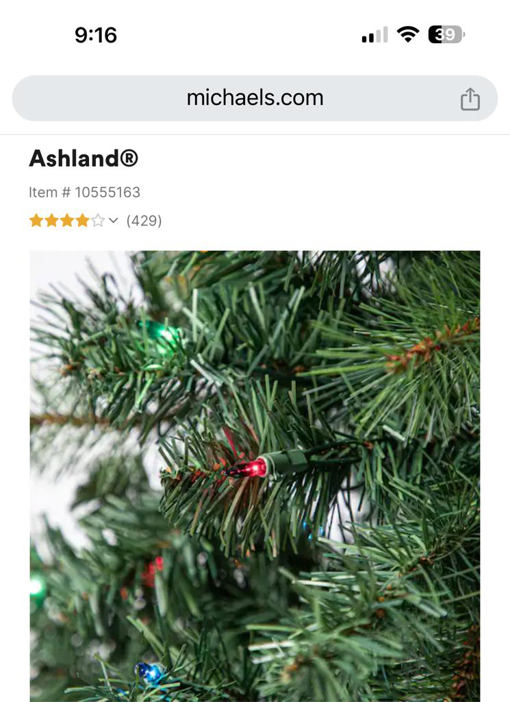 4ft. Pre-Lit Pine Artificial Christmas Tree, by Ashland - photo 5