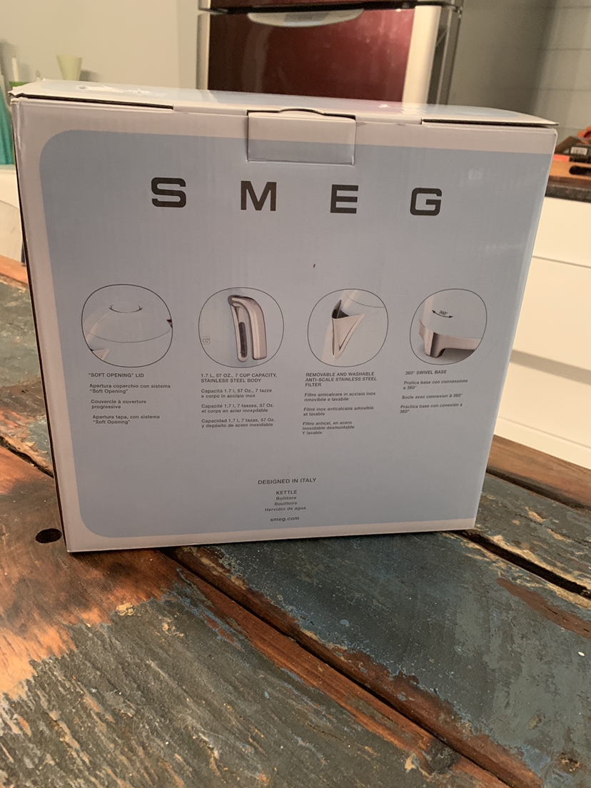 Smeg 50's Style Electric Kettle - 1.7L - Slate Grey - photo 2